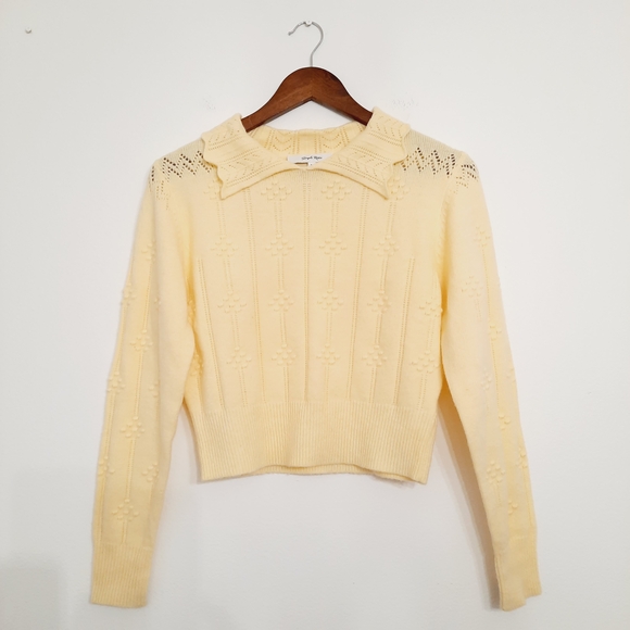 Simple Retro Jasmine Yellow Sweater Small - Picture 4 of 9